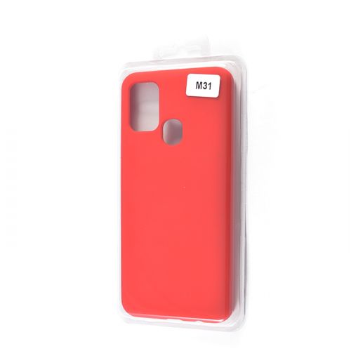 Чехол-накладка для Samsung M315F M31 VEGLAS SILICONE CASE закрытый красный (1) оптом, в розницу Центр Компаньон