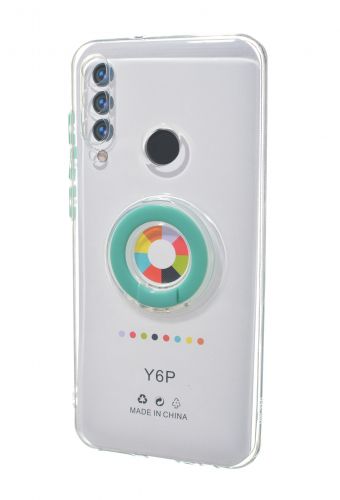 Чехол-накладка для HUAWEI Y6P NEW RING TPU бирюзовый - оптовая продажа фото 2 Чехол-накладка для HUAWEI Y6P NEW RING TPU бирюзовый - фото фото 2