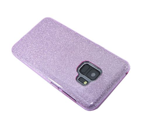 Чехол-накладка для Samsung G960F S9 JZZS Shinny 3в1 TPU фиолетовая оптом, в розницу Центр Компаньон фото 3