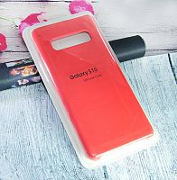 Купить Чехол-накладка для Samsung G973 S10 SILICONE CASE красный (1) оптом, в розницу в ОРЦ Компаньон