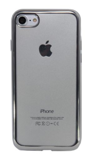 Чехол-накладка для iPhone 7/8/SE РАМКА TPU графит - оптовая продажа Чехол-накладка для iPhone 7/8/SE РАМКА TPU графит - фото