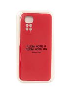 Купить Чехол-накладка для XIAOMI Redmi Note 11 4G/Note 11S VEGLAS SILICONE CASE закрытый красный (1) оптом, в розницу в ОРЦ Компаньон