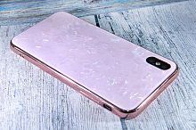 Купить Чехол-накладка для iPhone XS Max SPANGLES GLASS TPU розовый																														 оптом, в розницу в ОРЦ Компаньон