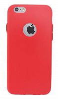 Чехол-накладка для iPhone 6/6S AiMee Отверстие красный - фото