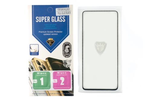 Защитное стекло для Samsung A515F A51/A52/A53 FULL GLUE картон черный оптом, в розницу Центр Компаньон фото 2