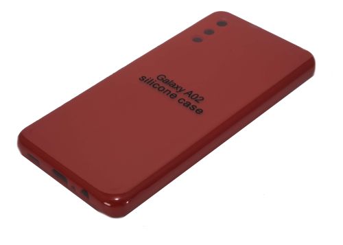 Чехол-накладка для Samsung A022G A02 SILICONE CASE закрытый красный (1) оптом, в розницу Центр Компаньон фото 2