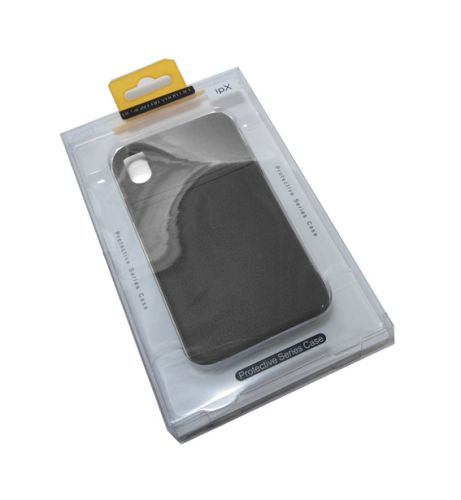 Чехол-накладка для iPhone X/XS NEW LINE LITCHI TPU серый оптом, в розницу Центр Компаньон фото 3