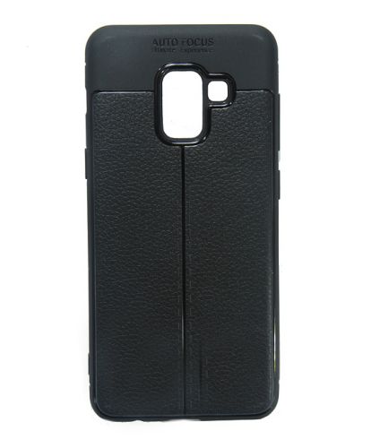 Чехол-накладка для Samsung A530 A8 2018 JZZS Litchi LT TPU черный - оптовая продажа Чехол-накладка для Samsung A530 A8 2018 JZZS Litchi LT TPU черный - фото