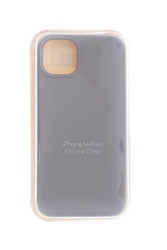 Чехол-накладка для iPhone 14 Plus VEGLAS SILICONE CASE закрытый светло-лавандовый (71) - фото