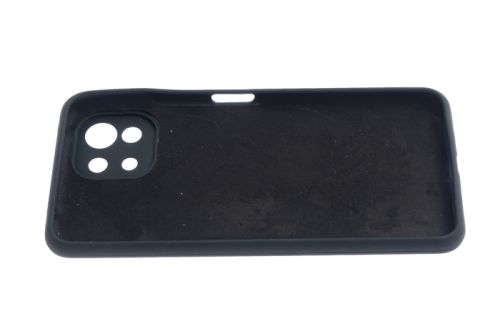 Чехол-накладка для XIAOMI Mi 11 Lite SILICONE CASE NL OP закрытый черный (3) оптом, в розницу Центр Компаньон фото 3