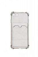 Купить Чехол-накладка для iPhone 7/8/SE VEGLAS Air Pocket черно-прозрачный оптом, в розницу в ОРЦ Компаньон