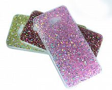 Чехол-накладка для Samsung J415 J4+ 2018 DROP STAR TPU розовый  - фото