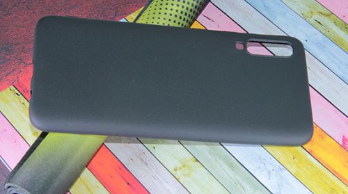 Чехол-накладка для Samsung A705 A70 FASHION TPU матовый черный оптом, в розницу Центр Компаньон фото 3