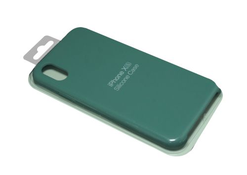 Чехол-накладка для iPhone X/XS SILICONE CASE хвойно-зеленый (58) оптом, в розницу Центр Компаньон фото 2