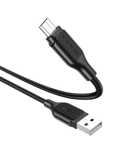 Кабель USB-Micro USB BOROFONE BX42 Encore silicone 2.4A 1м черный оптом, в розницу Центр Компаньон фото 2
