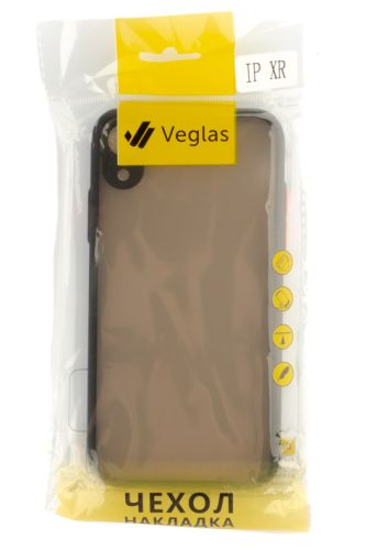 Чехол-накладка для iPhone XR VEGLAS Fog черный оптом, в розницу Центр Компаньон фото 3