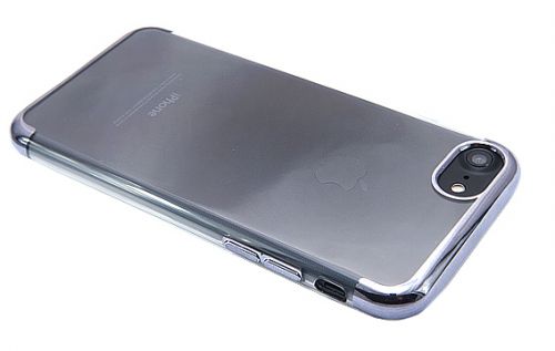 Чехол-накладка для iPhone 7/8/SE ELECTROPLATED TPU серебро оптом, в розницу Центр Компаньон