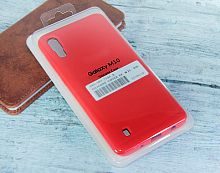 Купить Чехол-накладка для Samsung M10 SILICONE CASE закрытый красный оптом, в розницу в ОРЦ Компаньон