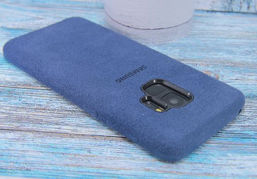 Чехол-накладка для Samsung G960F S9 ALCANTARA CASE темно-синий оптом, в розницу Центр Компаньон фото 3