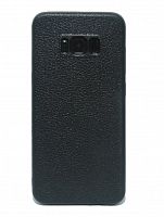 Чехол-накладка для Samsung G955F S8 Plus FASHION LITCHI TPU черный - фото