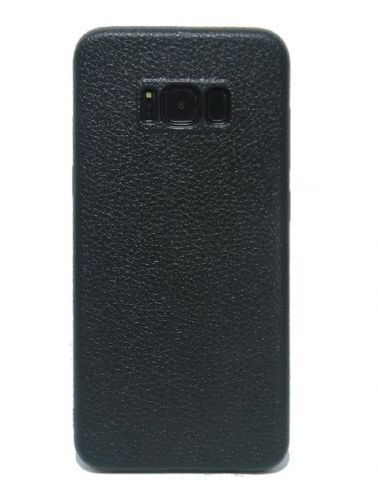 Чехол-накладка для Samsung G955F S8 Plus FASHION LITCHI TPU черный - фото