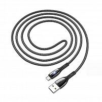 Купить Кабель USB-Micro USB HOCO U89 Safeness 2.4A 1.2м черный оптом, в розницу в ОРЦ Компаньон
