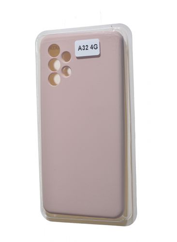 Чехол-накладка для Samsung A325F A32 VEGLAS SILICONE CASE закрытый светло-розовый (18) оптом, в розницу Центр Компаньон