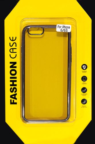 Чехол-накладка для iPhone 6/6S РАМКА TPU графит оптом, в розницу Центр Компаньон фото 3