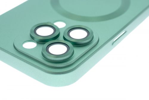 Чехол-накладка для iPhone 14 Pro VEGLAS Lens Magnetic зеленый - фото фото 3