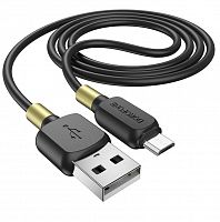 Купить Кабель USB-Micro USB BOROFONE BX59 Defender 2.4A 1м черный оптом, в розницу в ОРЦ Компаньон