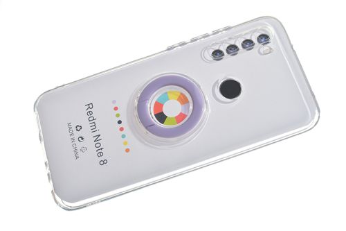 Чехол-накладка для XIAOMI Redmi Note 8 NEW RING TPU сиреневый оптом, в розницу Центр Компаньон фото 3
