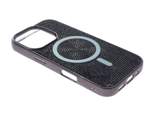 Чехол-накладка для iPhone 16 Pro VEGLAS Diamond Magnetic черный - фото фото 2