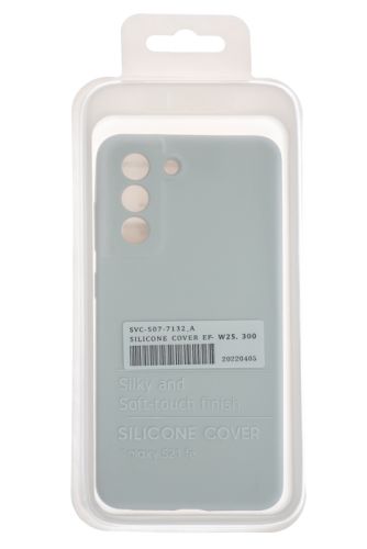 Чехол-накладка для Samsung G9900F S21FE SILICONE CASE OP закрытый белый (9) оптом, в розницу Центр Компаньон фото 4