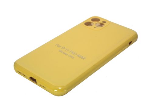 Чехол-накладка для iPhone 11 Pro Max VEGLAS SILICONE CASE NL Защита камеры желтый (4) оптом, в розницу Центр Компаньон фото 2