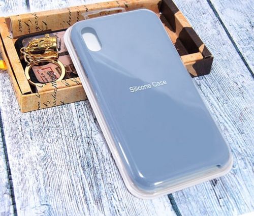 Чехол-накладка для iPhone XR SILICONE CASE сиренево-голубой (5) - оптовая продажа Чехол-накладка для iPhone XR SILICONE CASE сиренево-голубой (5) - фото