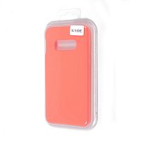 Чехол-накладка для Samsung G970 S10 E SILICONE CASE NL ярко-розовый (12) - фото