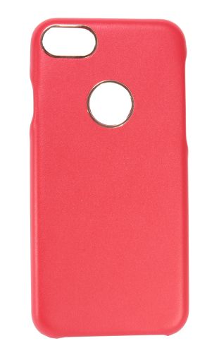 Чехол-накладка для iPhone 7/8/SE AiMee КОЖА Золотые вставки красный, Ограниченно годен оптом, в розницу Центр Компаньон