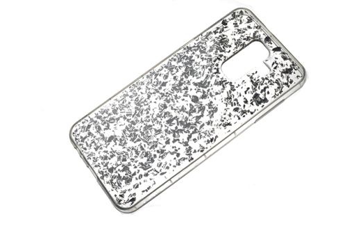 Чехол-накладка для Samsung A605 A6+ 2018 GLITTER TPU серебро оптом, в розницу Центр Компаньон фото 2