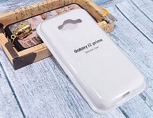Чехол-накладка для Samsung G530/G532 J2 Prime SILICONE CASE закрытый белый - фото