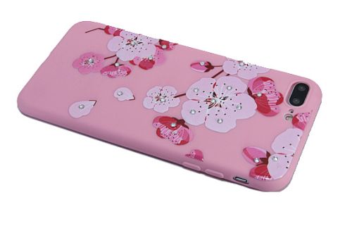 Чехол-накладка для iPhone 7/8 Plus FASHION Розовое TPU стразы Вид 10 оптом, в розницу Центр Компаньон фото 3