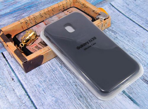 Чехол-накладка для Samsung J530F J5 SILICONE CASE закрытый темно-серый - оптовая продажа Чехол-накладка для Samsung J530F J5 SILICONE CASE закрытый темно-серый - фото
