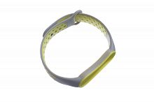 Купить Ремешок для Xiaomi Band 5/6 Sport Отверстия серо-желтый оптом, в розницу в ОРЦ Компаньон