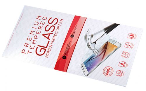 Защитное стекло для iPhone 5/5S/SE 0.33mm белый картон - фото фото 2