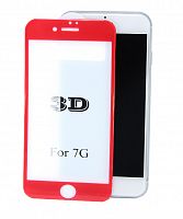 Купить Защитное стекло для iPhone 7/8/SE 3D пакет красный оптом, в розницу в ОРЦ Компаньон