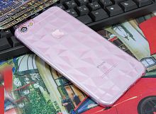 Купить Чехол-накладка для iPhone 7/8/SE JZZS Diamond TPU розовая оптом, в розницу в ОРЦ Компаньон