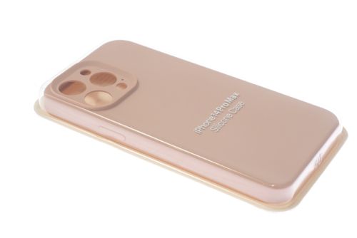 Чехол-накладка для iPhone 14 Pro Max SILICONE CASE Защита камеры светло-розовый (19) оптом, в розницу Центр Компаньон фото 2