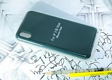 Купить Чехол-накладка для iPhone XS Max VEGLAS SILICONE CASE NL темно-зеленый (49) оптом, в розницу в ОРЦ Компаньон