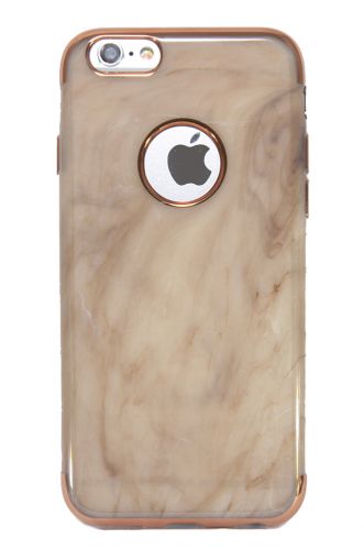 Чехол-накладка для iPhone 6/6S C-CASE МРАМОР TPU бежевый - оптовая продажа фото 4 Чехол-накладка для iPhone 6/6S C-CASE МРАМОР TPU бежевый - фото фото 4