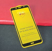 Купить Защитное стекло для XIAOMI Redmi 7A FULL GLUE (желтая основа) картон черный оптом, в розницу в ОРЦ Компаньон