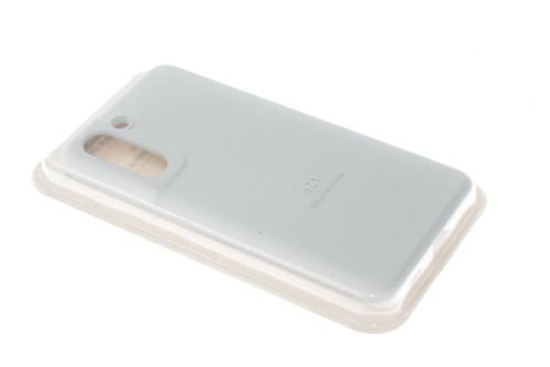 Чехол-накладка для Samsung G991F S21 SILICONE CASE закрытый белый (9) оптом, в розницу Центр Компаньон фото 2